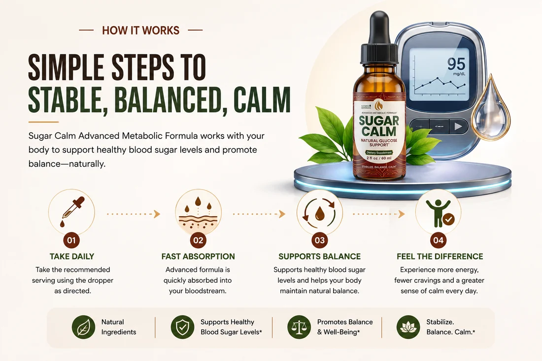 How Sugar Calm works: take daily, fast absorption, supports balance